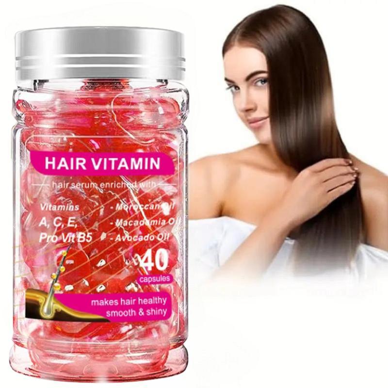 Hair Vitamin Capsules, Hair Serum, Nourishing Hair Essence Oil Capsules, Natural Hair Care Product for & Hair Care, Christmas Gift