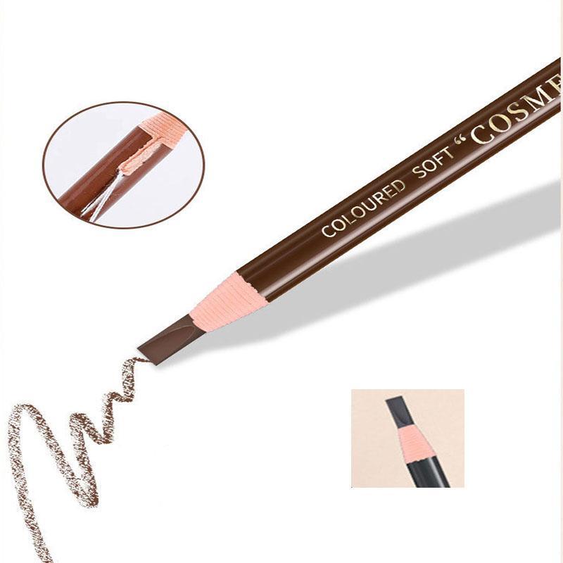 Waterproof Eyebrow Pencil, Long Lasting Eyebrow Pencil, Brow Styling Brush, Sweat Proof Fine Tip Brow Shading & Filling Pencil, Makeup Tool Easy to Apply, Christmas Gift