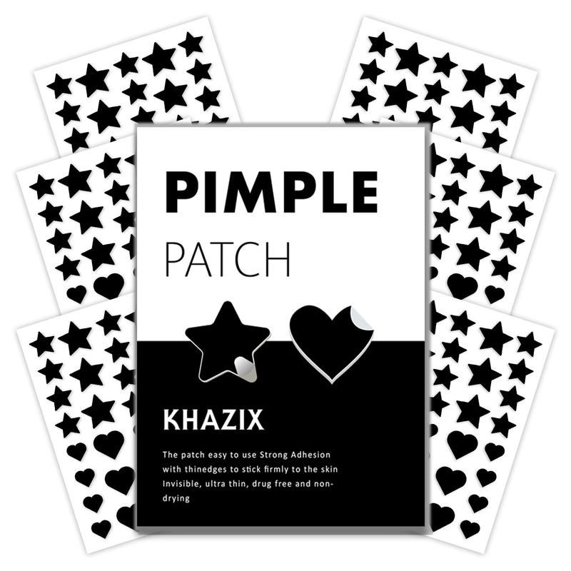 Star and Heart Shaped Acne Cover Patches, 216pcs box Invisible Acne Cover Sticker, Facial Skin Care Product for Women & Men