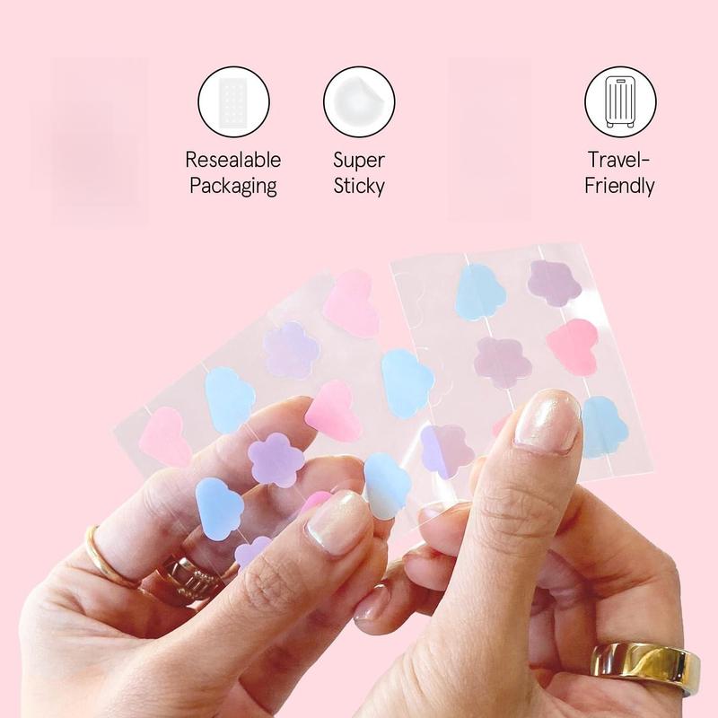 Cloud & Heart Pattern Pimple Patch, 108pcs box Hydrocolloid Invisible Acne Cover Patches, Skin Care Products for Women & Men