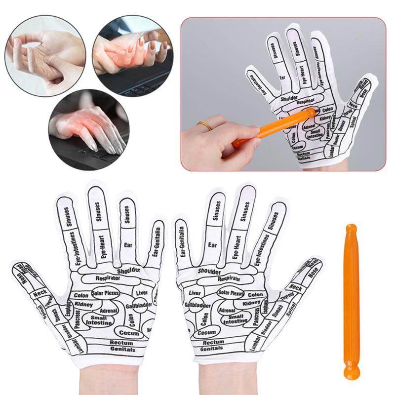 Manual Massage Gloves (1 Pair), Hand Spa Reflexology Tools, Massage Tool for Women and Men, Hand Spa Reflexology Tools for Women and Men