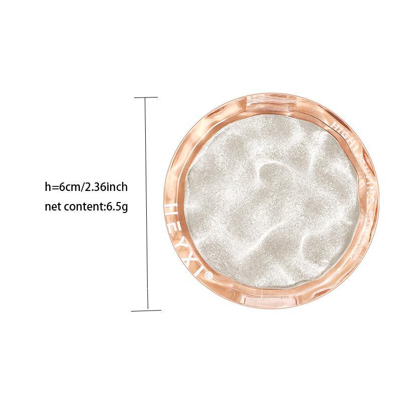 Shimmering Highlighter Powder, Long Lasting High-gloss Sparkling Makeup Powder, Natural Eye Shadow Shining and Highlighting Powder, for Face Highlighter Makeup