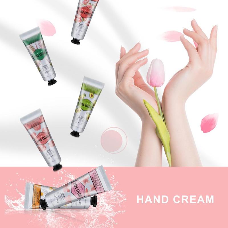 Moisturizing Hand Cream Set, 6 Counts box Refreshing & Non-greasy Hand Lotion, Hand Care Product for Women & Men Daily Use