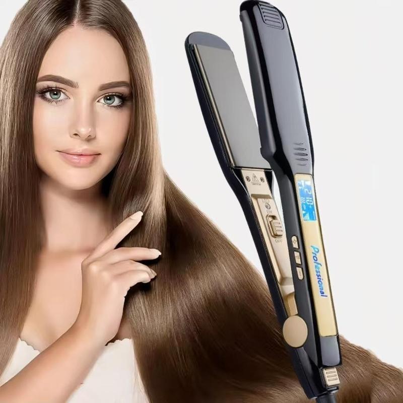 Professional Ceramic Flat Iron Hair Straightener, 1 Count Hair Straightening Machine, Hair Styling Tool for Women & Girls, Christmas Gift, Stocking Fillers