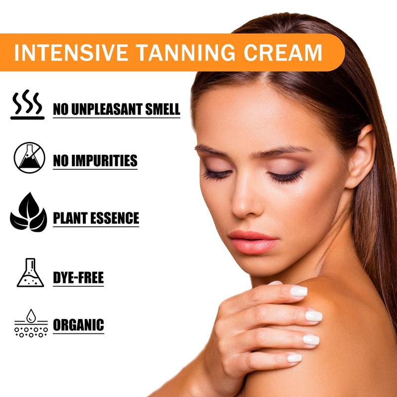 Natural Sunless Tanning Cream, Moisturizing Skin Body Cream, Body Care Product For Women & Men