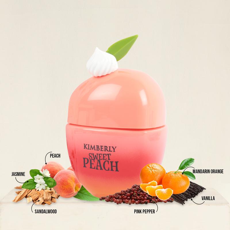 Kimberly Sweet Peach Spray Perfume for Women - 100ml 3.4fl.oz.