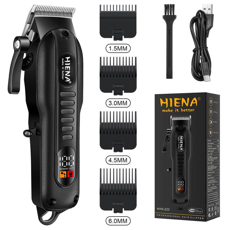 Electric Hair Clipper for Men, 1 Box Professional Cordless Hair & Beard Trimmer, Rechargeable Haircut Barber Clipper, Hair Cutting for Men, Hair Salon