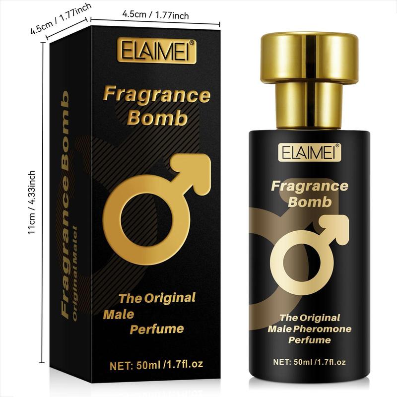 Men's Pheromone Fragrance, Long-lasting Natural Perfume for Men, Charming and Confident Perfume Bomb for Daily Use, Perfume for Men, Cologne for Men