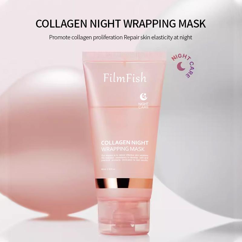 2025 Collagen Night Wrapping Mask for Skin Repair and Sleep: Shed, Glow, and Awaken Your Glow! - Skincare