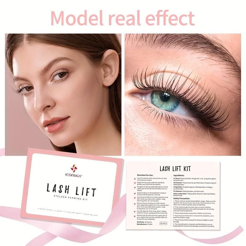 Professional Eyelash Perm Kit, Curling Eyelashes Lift Kit, Salon Lash Lift Kit Curl Eyelash Perming Kit, Semi-permanent Natural Curly Eyelashes Extension Kit, Lash Lift Kit, Lash Perm Kit,  Makeup Set