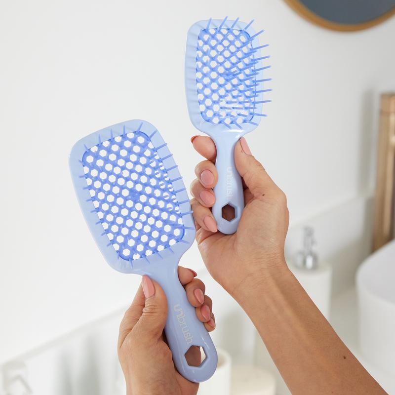 FHI Heat UNbrush Detangling Brush Duo: Original UNbrush and Mini UNbrush Duo Haircare Heatless