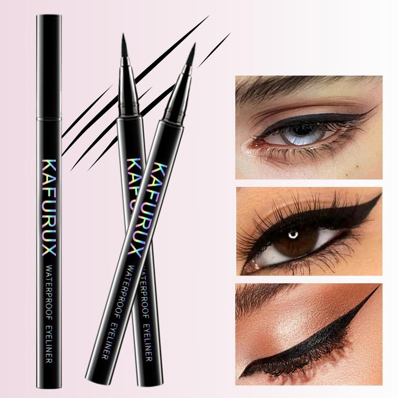 Waterproof Liquid Eyeliner, 1 Count 5 Counts Long Lasting Eyeliner, Quick Drying Eyeliner Pen, Professional Daily Makeup Accessories