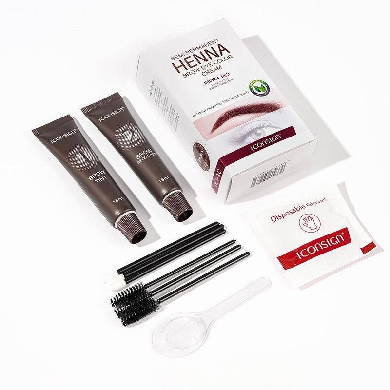 Henna Eyebrow Dye Kit, Eyebrow Tinting Kit, Eyebrow Dyes & Tools, Professional Eyebrow Makeup Kit, Makeup Accessories