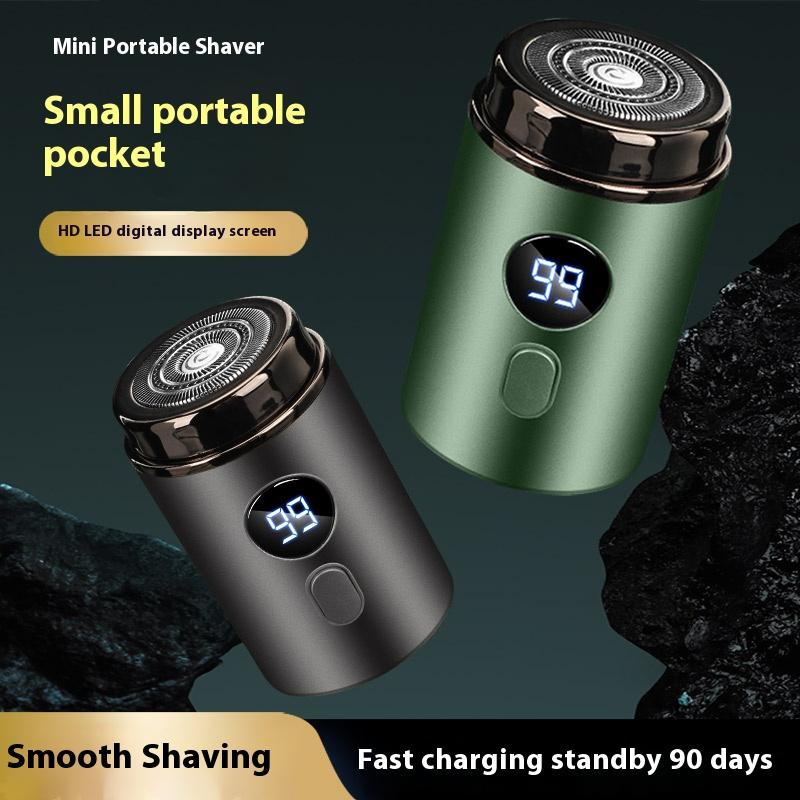 Electric Mini Razor Pockets Shaver for Men,men's foil shavers,Waterproof ,USB Charge LED Power Display Mini Trimmer, Great for Travel,Car,Home Use shavers rechargeable shaver Portable Waterproof travel shaver first shaver for teen boys