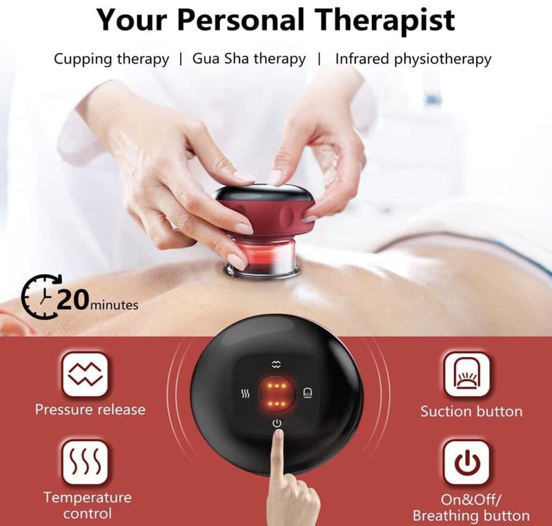 Pro Electric Cupping Therapy Set with Adjustable Heating Modes for Comfortable Massages