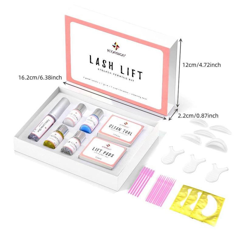 Professional Eyelash Perm Kit, Curling Eyelashes Lift Kit, Salon Lash Lift Kit Curl Eyelash Perming Kit, Semi-permanent Natural Curly Eyelashes Extension Kit, Lash Lift Kit, Lash Perm Kit,  Makeup Set