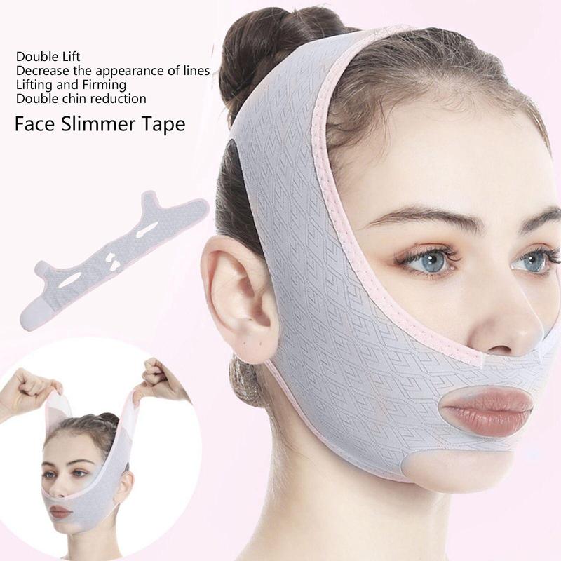 V-shaped Face Bandage, Reusable Face Bandage, Face Lifting & Tightening Face Bandage, Facial Skin Care Tool