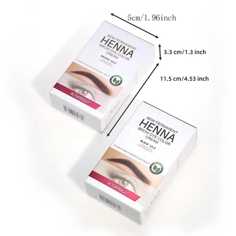 Henna Eyebrow Dye Kit, Eyebrow Tinting Kit, Eyebrow Dyes & Tools, Professional Eyebrow Makeup Kit, Makeup Accessories