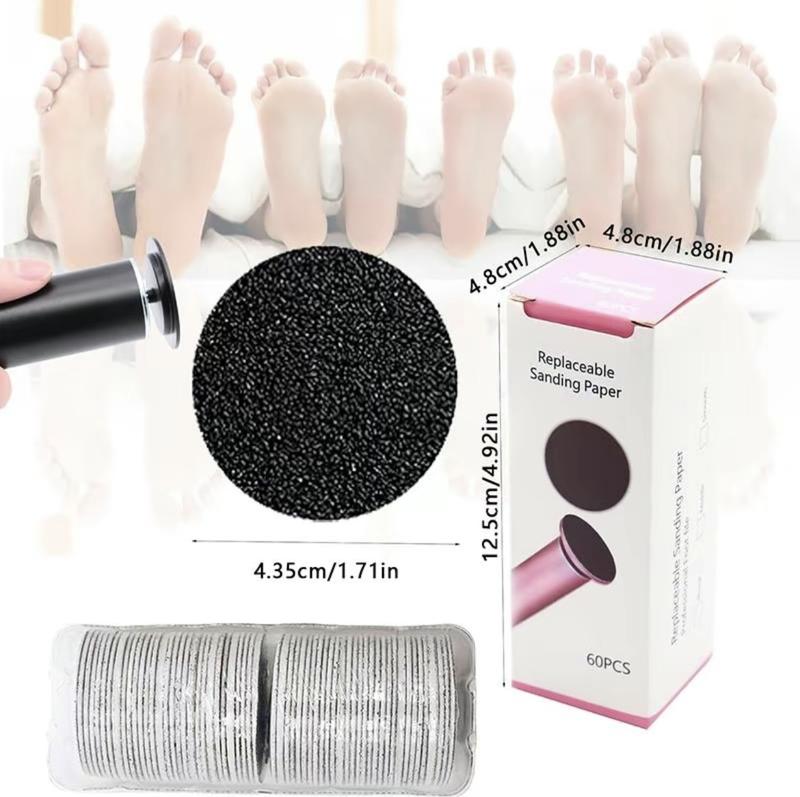 Electric Foot File,1 Box Electric Foot Callus Remover & 120pcs Sandpaper, Professional Pedicure Tool for Home & Salon Use, Halloween, Christmas, Fall Essentials, Winter Gift, Gift,Electric Callus Remover