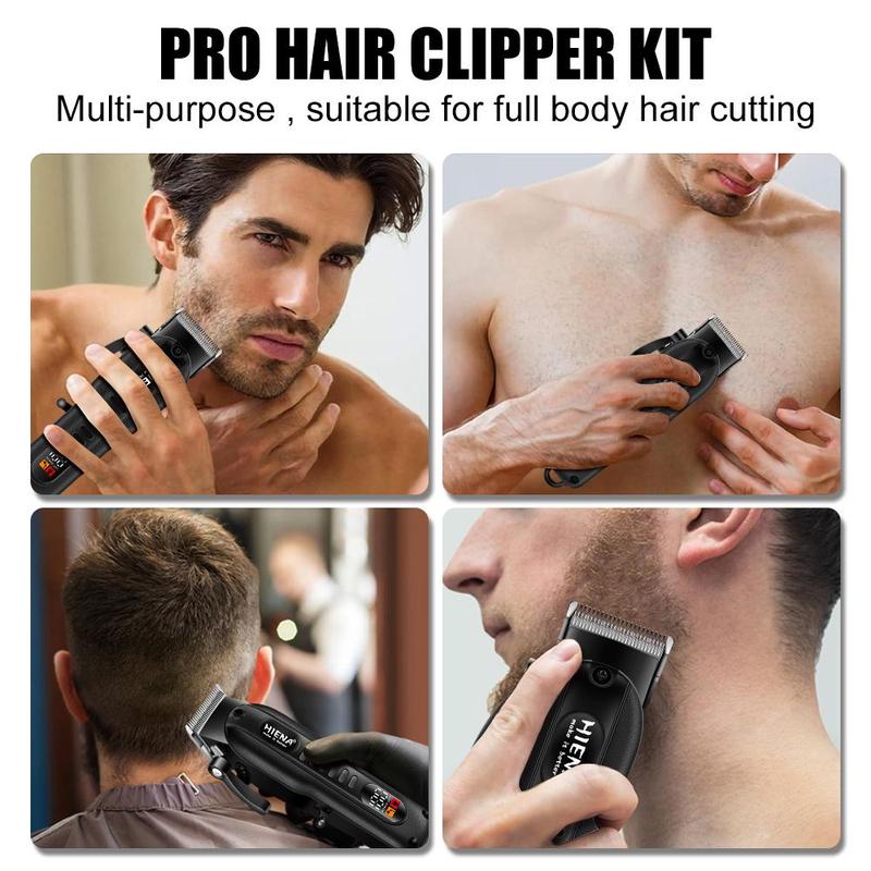 Electric Hair Clipper for Men, 1 Box Professional Cordless Hair & Beard Trimmer, Rechargeable Haircut Barber Clipper, Hair Cutting for Men, Hair Salon