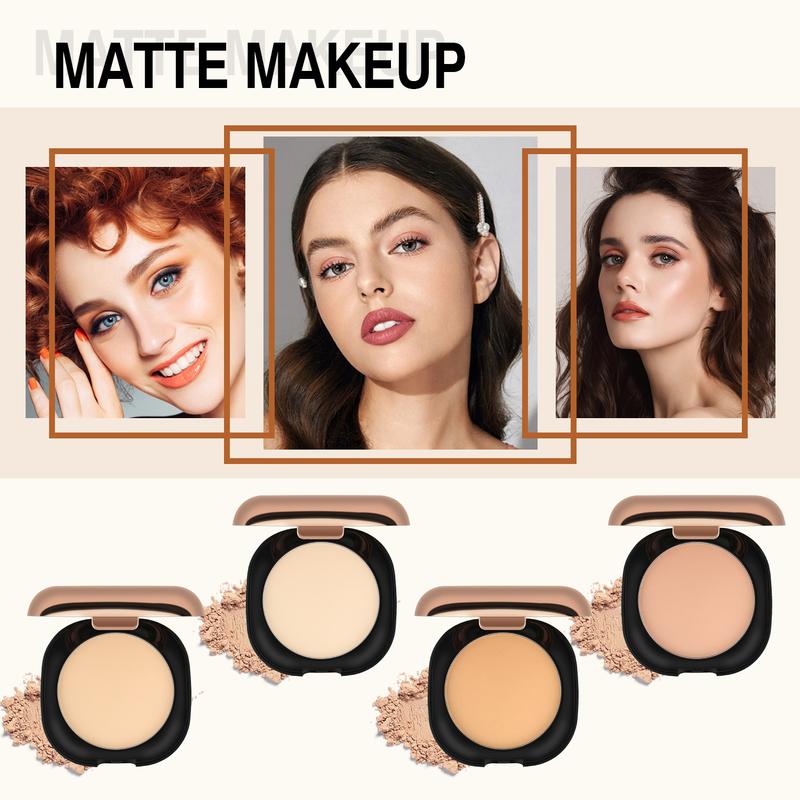 Double-layer Pressed Powder Foundation Strong Long-Lasting Coverage Foundation