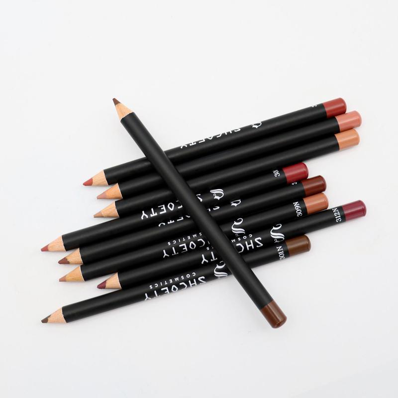 Waterproof Long Lasting Lip Liner Pencil, 12pcs Matte Lip Liner Set, Natural Lip Color Tinted Lip Liner Pen, Girls and Women Makeup Accessories for All Occasions