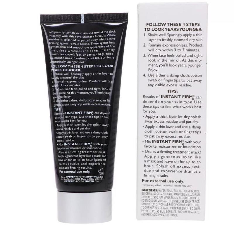 Peter Thomas Roth Instant FIRMx Temporary t Face Tightener Facial Treatmen3.4 oz, Body Shaping Cream