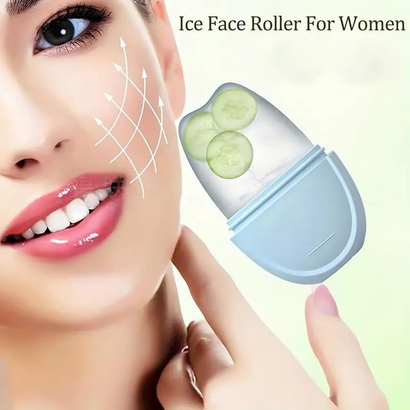 Spa Makeup Headband & Wristband & Ice Face Roller Mold, 5 Counts set Face Washing Tool Set, Professional Skincare Tools for Women