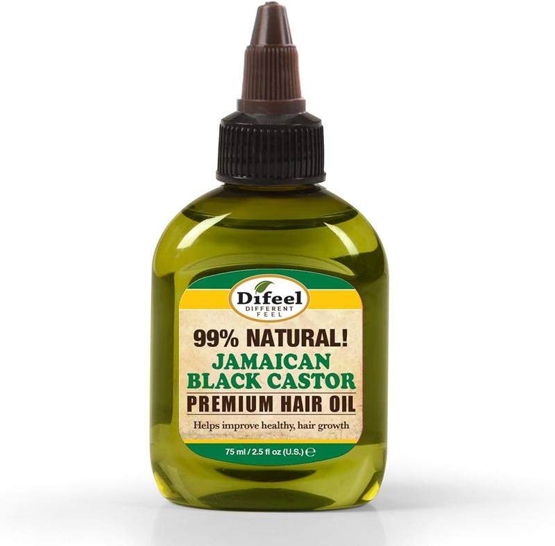 Difeel 99% Natural Blend JAMAICAN Black Castor Premium Hair Oil 2.5oz