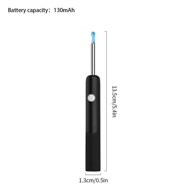 Smart Visual Ear Wax Removal Kit, 1 Box Rechargeable Ear Wax Remove Tool with Earpicks & Earplugs Kit with Light, for Cell Phones & Tablets