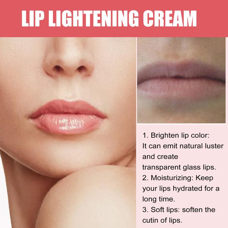 2PCS Lip lightening Cream Deep Hydrating Lip Balm Treatment for Very Dry, Chapped Lips | Lip Lightening & Plumping with Instant Hydration | Gentle Exfoliating