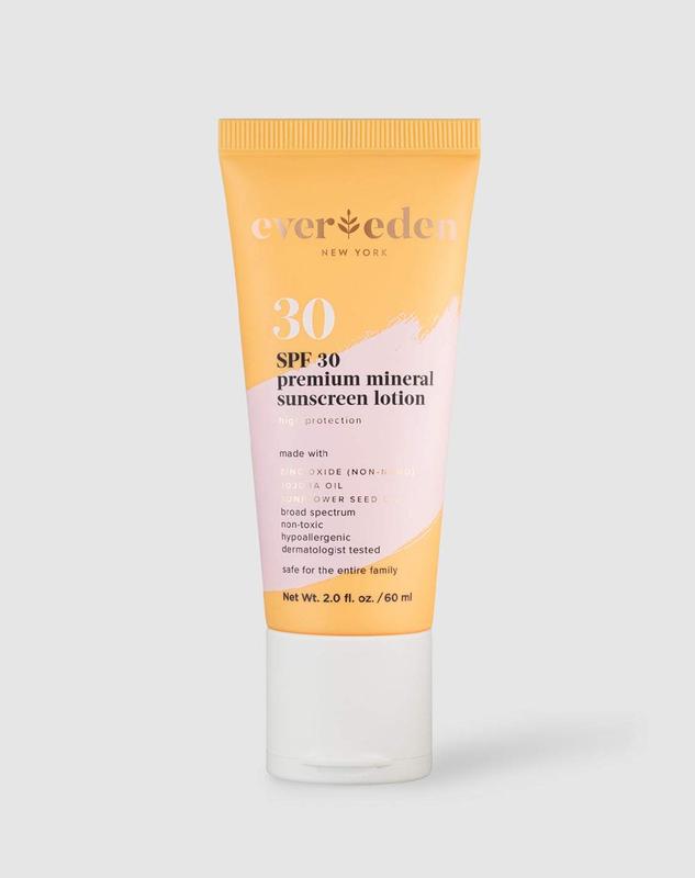 Evereden Premium Mineral Sunscreen SPF30 - Safe, Fast-Absorbing Protection for Delicate Skin - Mineral-Based, Year-Round Coverage for Babies & Kids