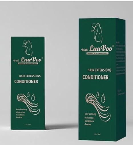 LaaVoo Hair Extensions Conditioner Detangler Spray Hair Extensions Safe for Hair Extensions 50Ml 1.7 Fl. Oz.