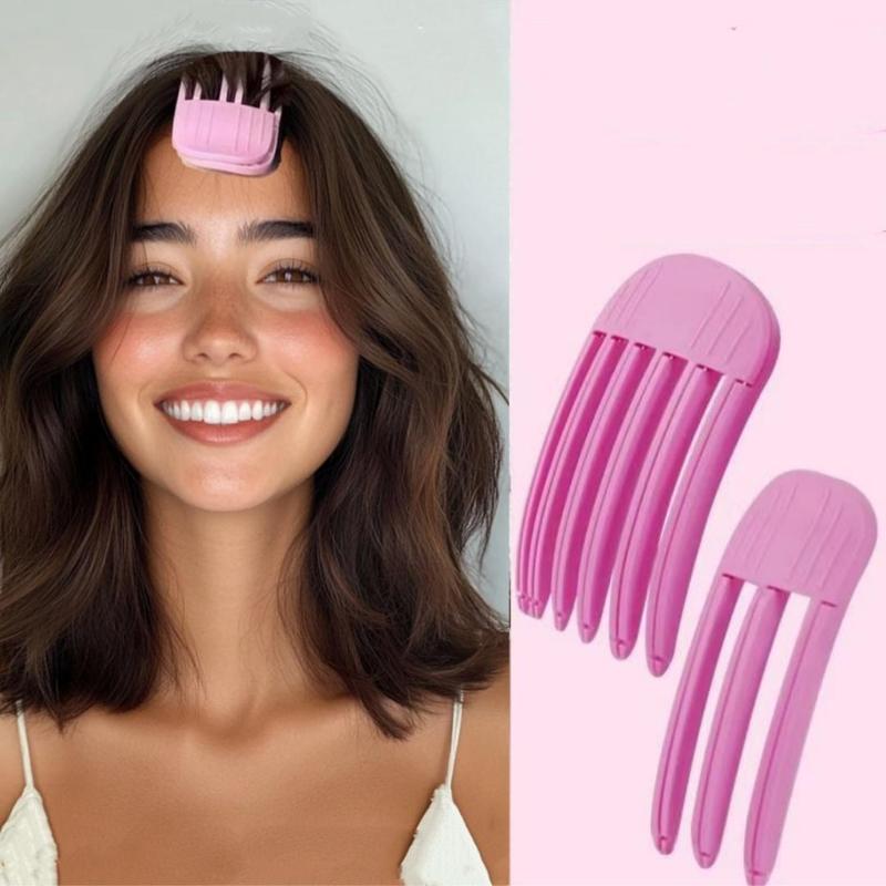 Hair Root Fluffy Comb Clip, 2 Counts set Hair Root Fluffy Tool, Heatless Hair Styling Tool for Women & Girls, No Heat Hair Styling Accessories, Christmas Gift