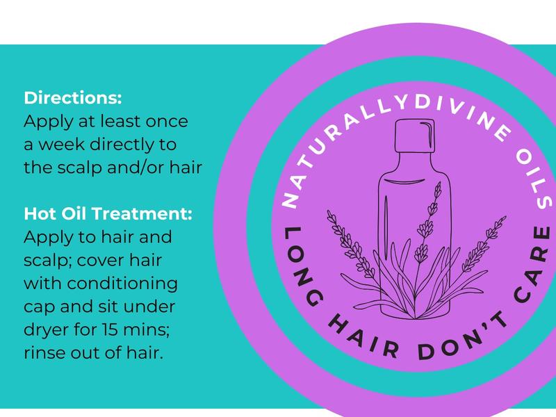 Long Hair Don't Care - Hair Growth & Strengthening Oil Haircare Daily Moisturize