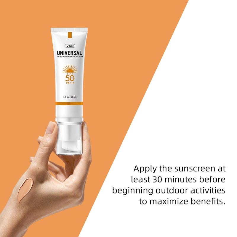 VGO sunscreen to prevent sunburn and tanning SPF 50+ Facial Skincare