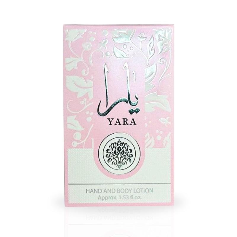 YARA Hand & Body Lotion 45ML (1.53 OZ) By Ard Al Zaafaran | Ultra Moisturizing, Skin-Nourishing, Replenishes Dry Skin, Sweet Fragrance. Body Care Floral