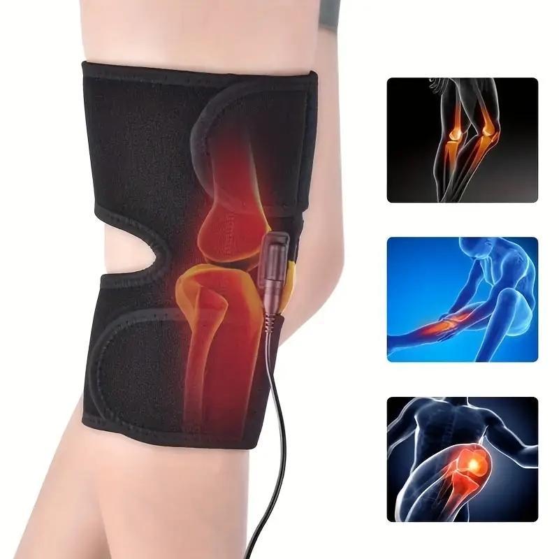 USB Rechargeable Knee Massager, 1 Count Knee Heating Massager, Knee Warmer, Personal Care Appliances for Home & Travel