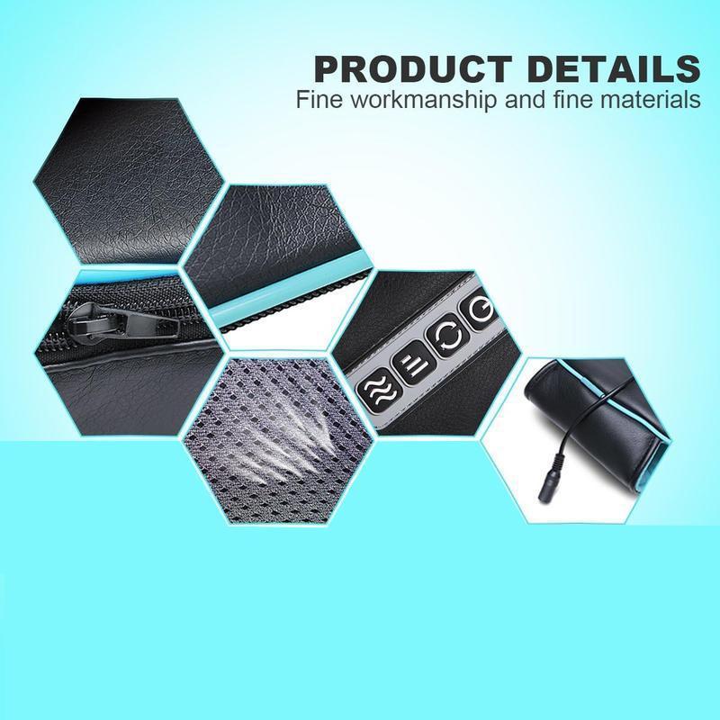 Electric Neck & Shoulder Massager, Portable Back Massager, Deep Tissue 3D Kneading Pillow for Muscle Relax, Ideal Gifts for Women & Men, Stocking Fillers