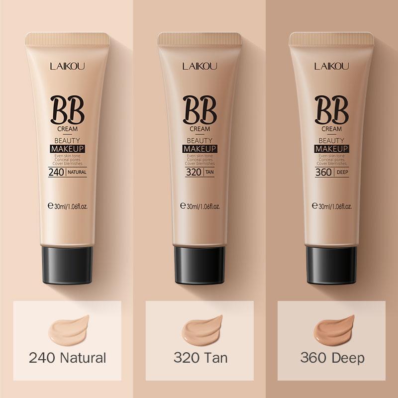 Long-lasting Foundation Cream, Moisturizing Lightweight Concealer Foundation, Full Coverage Flawless Makeup Cream, Makeup Base Primer for All Skins