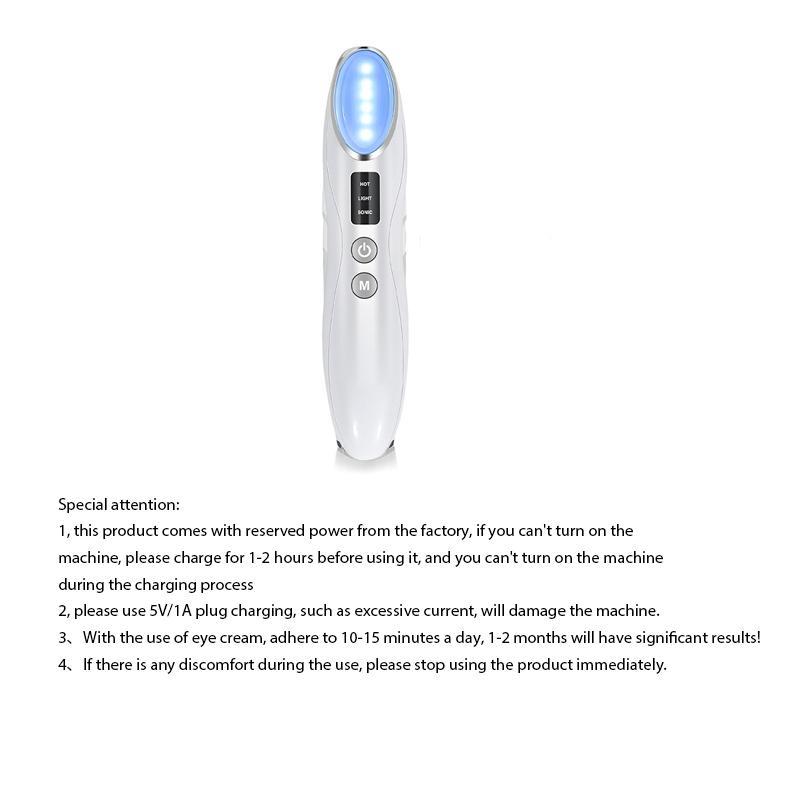 Eye Beauty Instrument, Rechargeable Eye Massager, Electric Eye Massaging Machine, Professional Eye Massage Tool for Women, Beauty & Personal Care Appliances