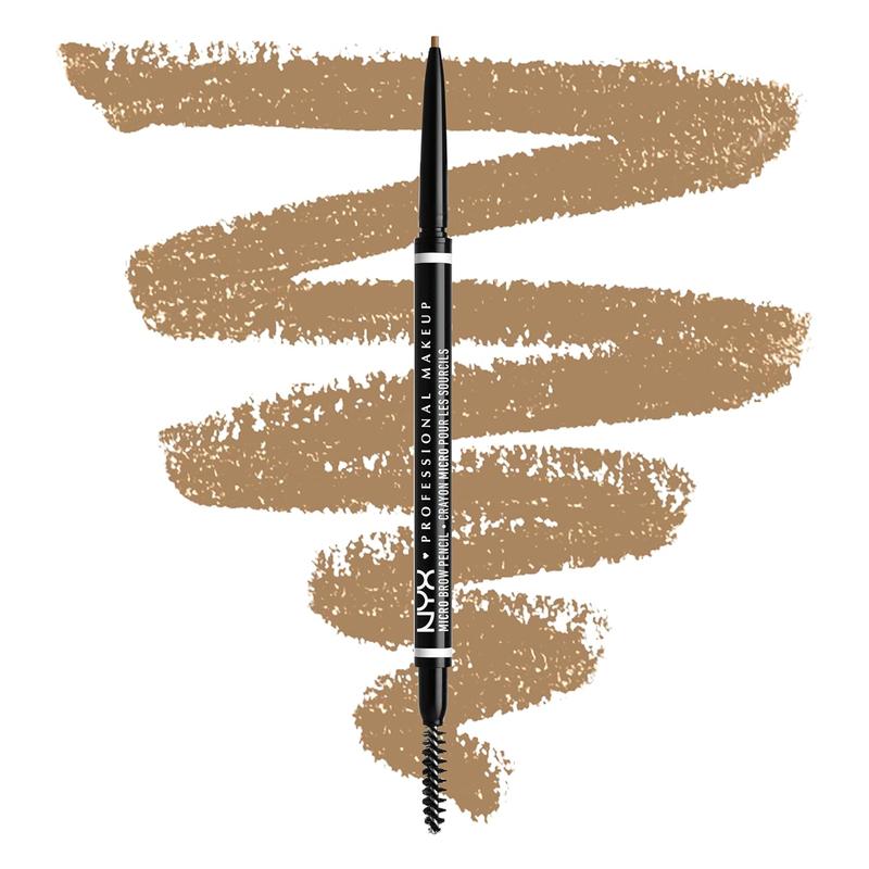 NYX Makeup Micro Brow Pencil - Natural Finish, All Skin Tones, Cruelty Free - Beauty and Personal Care - Cosmetic Color Tinted