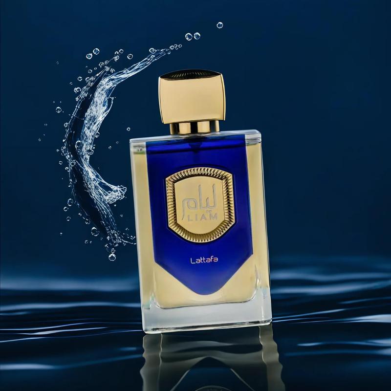 Lattafa Perfumes Liam Blue Shine EDP Spray 100ML (3.4 OZ) By Lattafa, Refreshing And Aromatic Fragrances For Men Blend Scented Cologne Cosmetic