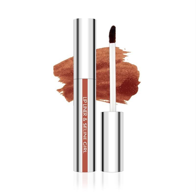 LIP LINER STAY-N - Peel Off Lip Liner with Hyaluronic Acid & Vitamin E, Seline Girl Long-Lasting Lip Stain & Color-Defining Lipliner Stick lip liner