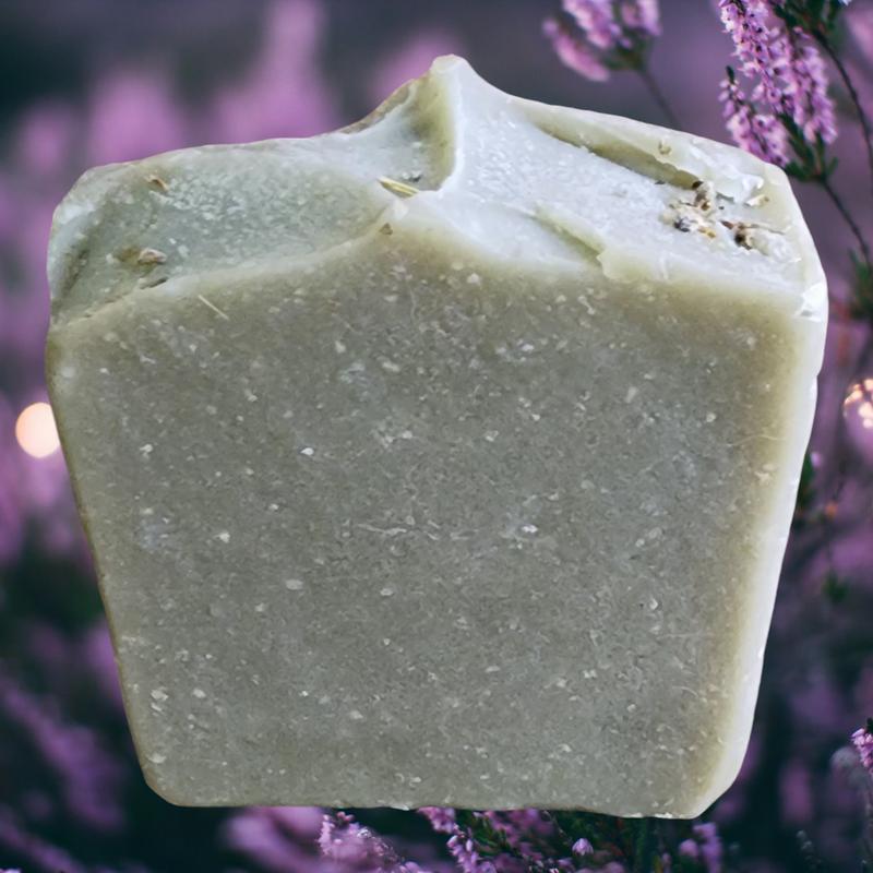 Lavender French Green Clay Handmade Artisan Natural Moisturizing Soap. Body Care Body Wash