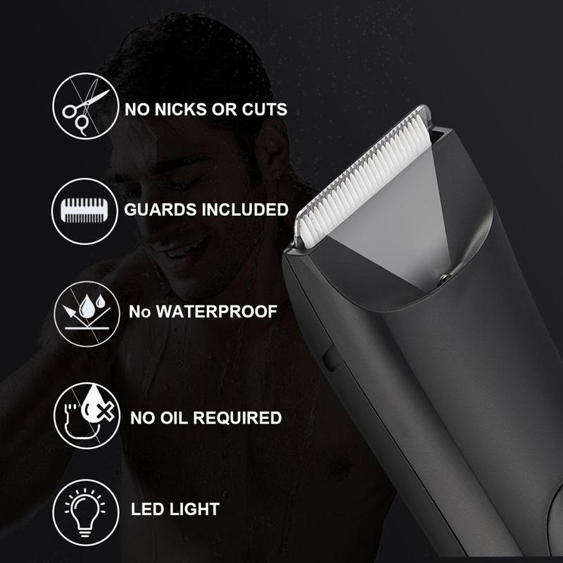 Electric Hair Trimmer, 1 Box Men's Body Hair Trimmer, Durable Ceramic Blade for Smooth Shaving, Perfect Gift Idea for Men, Christmas Gift, Winter Gift, Thanksgiving Gifts