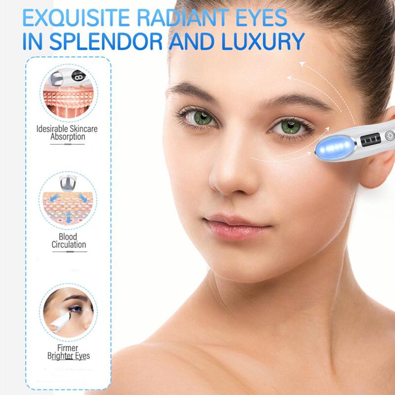 Eye Beauty Instrument, Rechargeable Eye Massager, Electric Eye Massaging Machine, Professional Eye Massage Tool for Women, Beauty & Personal Care Appliances