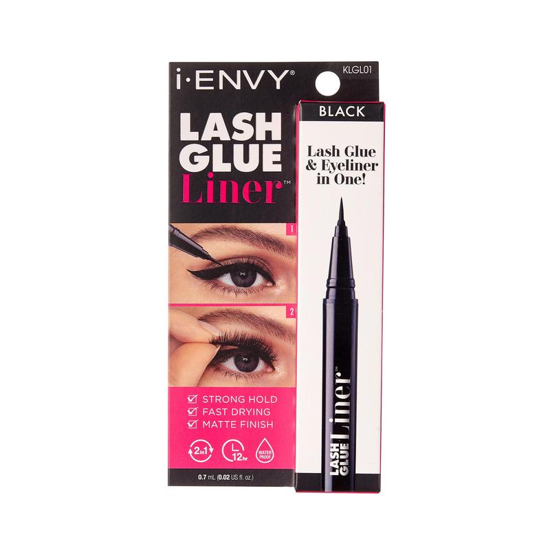 I-Envy Lash Glue Liner, Waterproof Eyelash Adhesive Long Lasting, K Beauty Makeup Eyeliner Lash Glue, Fast Drying & Matte Finish