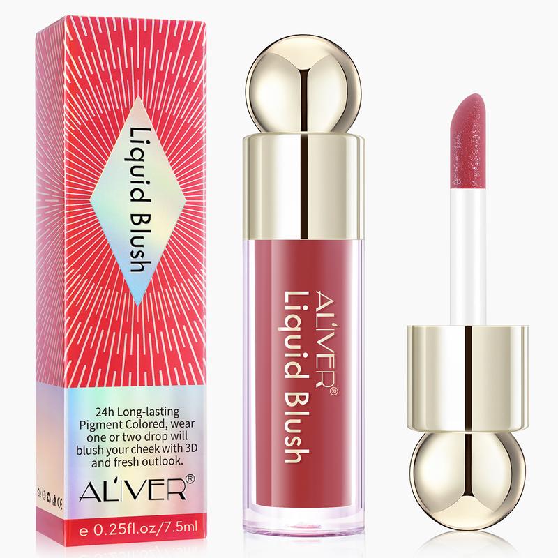 ALIVER Liquid Blush, Weightless, Long-Lasting, Natural Looking, Hydrating Moisture Pigmented Blush