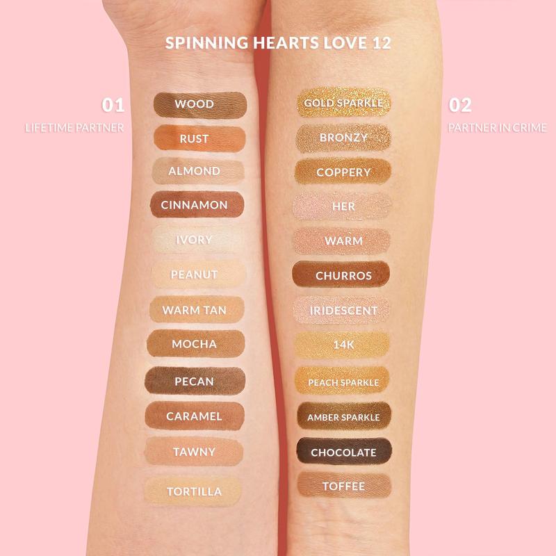 SPINNING HEARTS LOVE SHADOW PALETTE